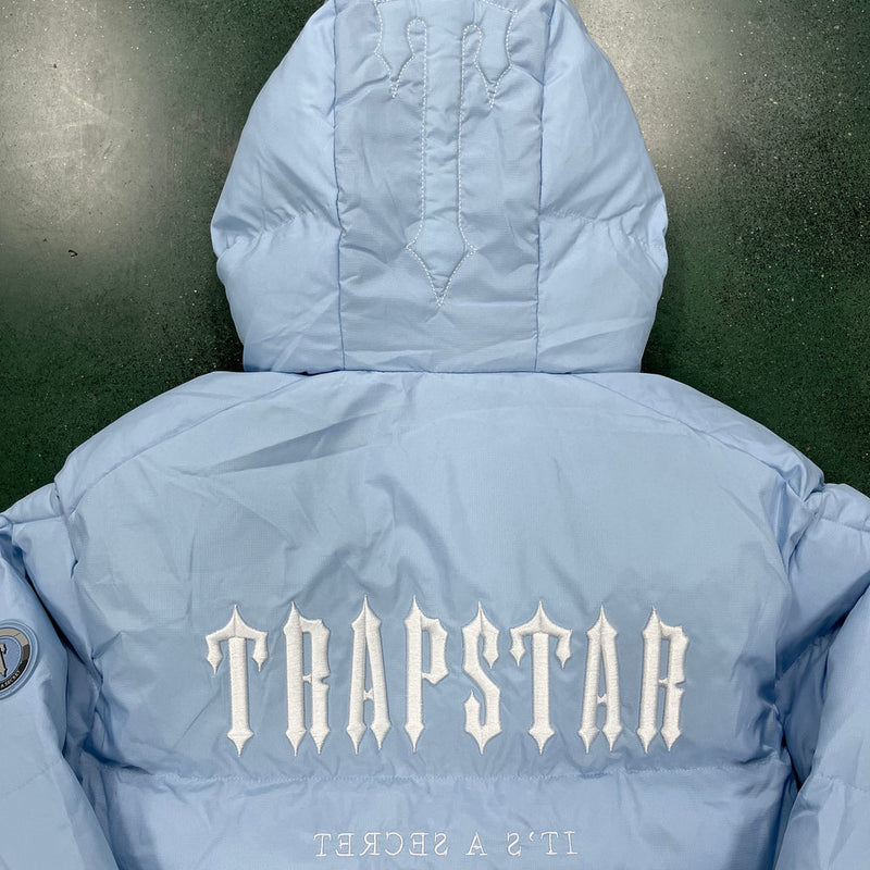 Jaqueta Trapstar Decoded Hooded Puffer 2.0 Jacket Ice Blue