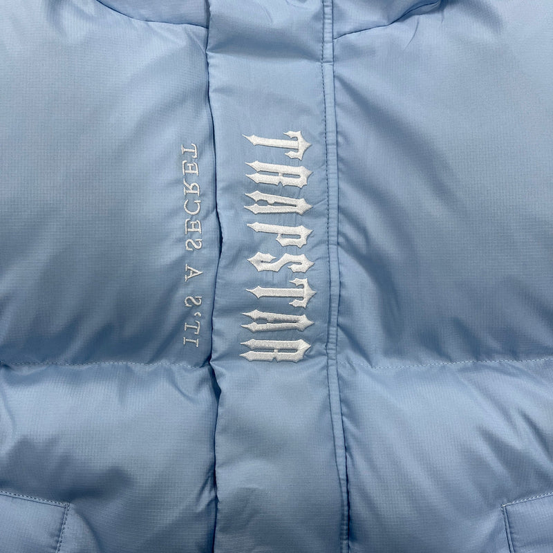 Jaqueta Trapstar Decoded Hooded Puffer 2.0 Jacket Ice Blue