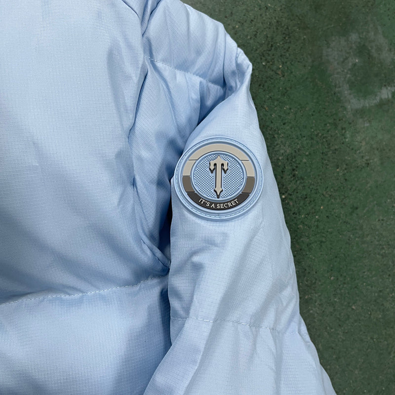Jaqueta Trapstar Decoded Hooded Puffer 2.0 Jacket Ice Blue