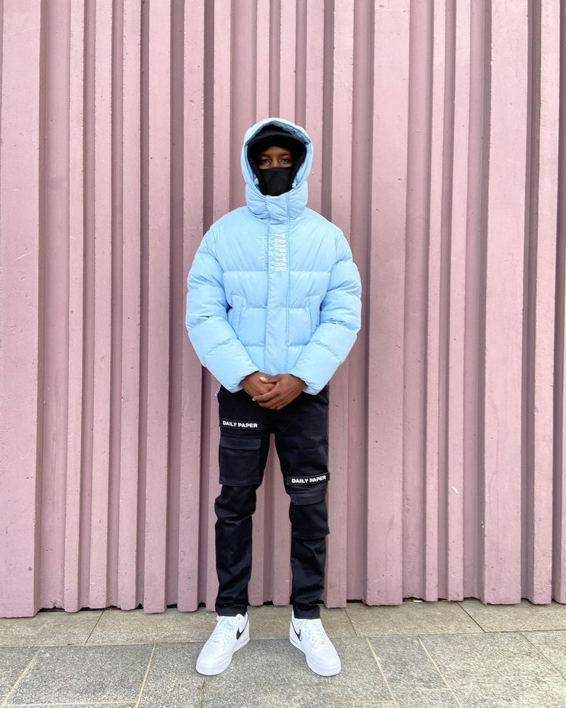 Jaqueta Trapstar Decoded Hooded Puffer 2.0 Jacket Ice Blue