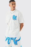 OVERSIZED OFCL BASKETBALL T-SHIRT AND SHORT SET