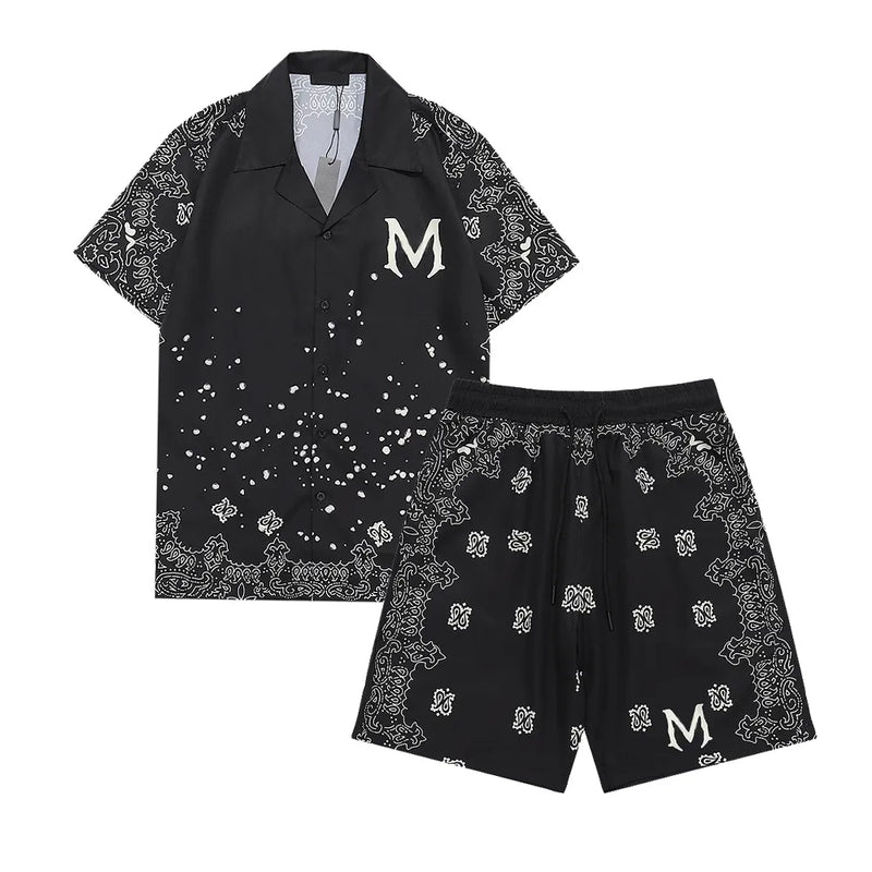 Conjunto camisa e short Amiri