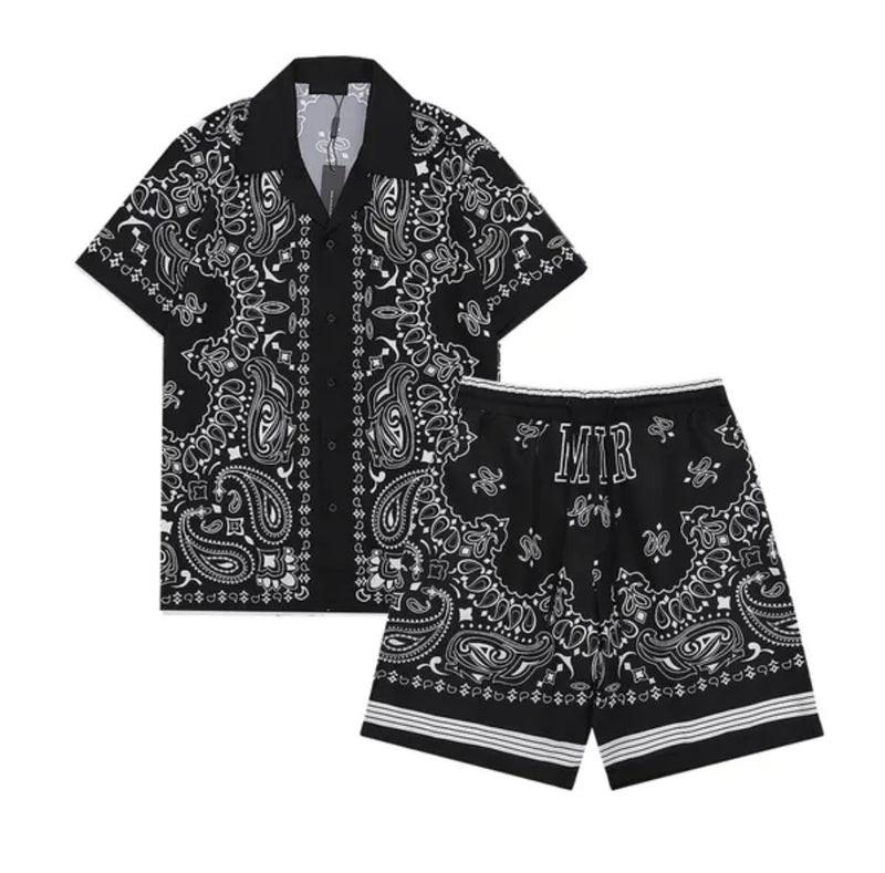 Conjunto camisa e short Amiri