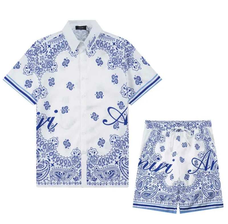 Conjunto camisa e short Amiri
