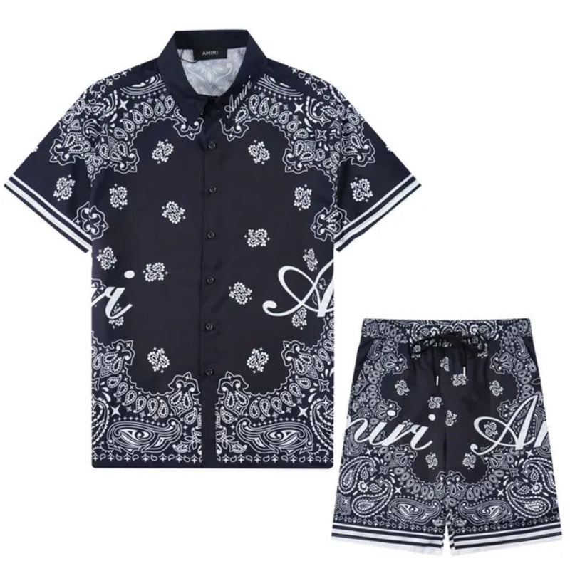 Conjunto camisa e short Amiri