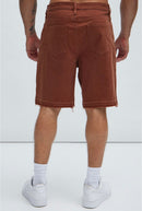 Shorts relaxados Irving - Chocolate