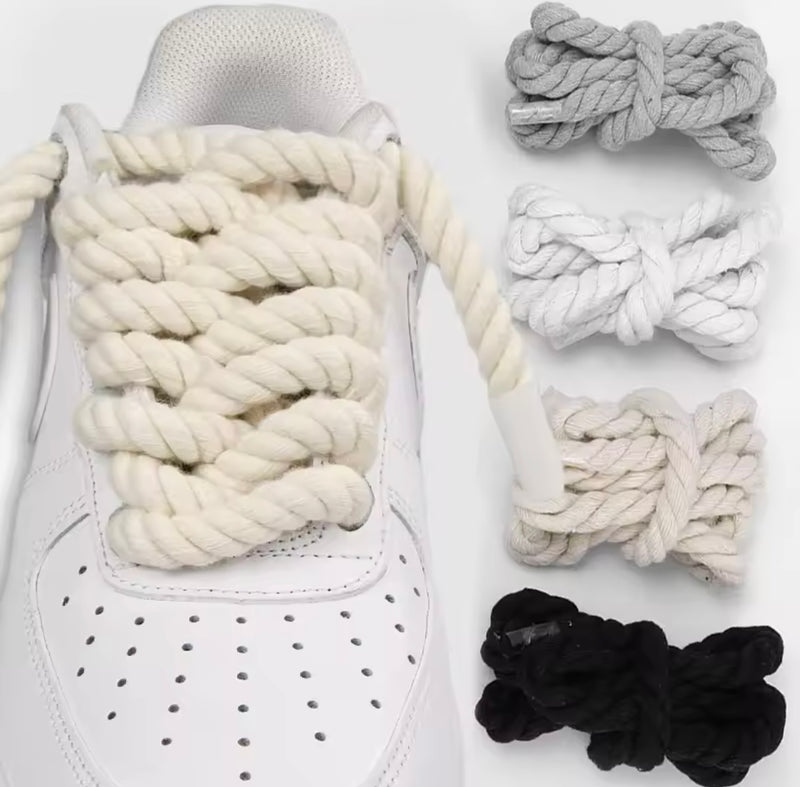 Linho Twist Weave codarços para tênis