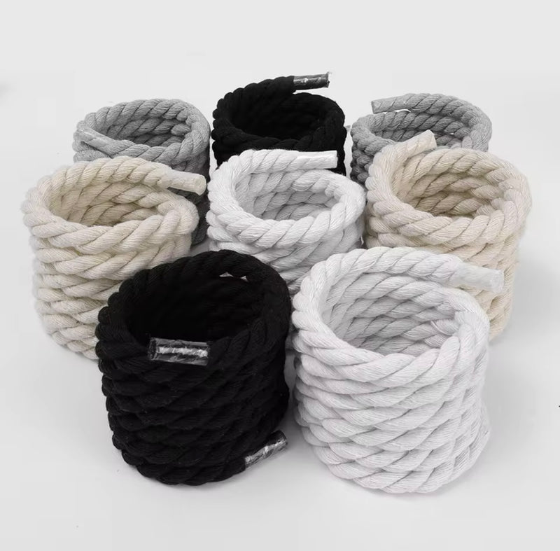 Linho Twist Weave codarços para tênis