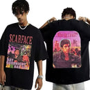 Scarface Tony Montana Movie Graphics T-Shirt