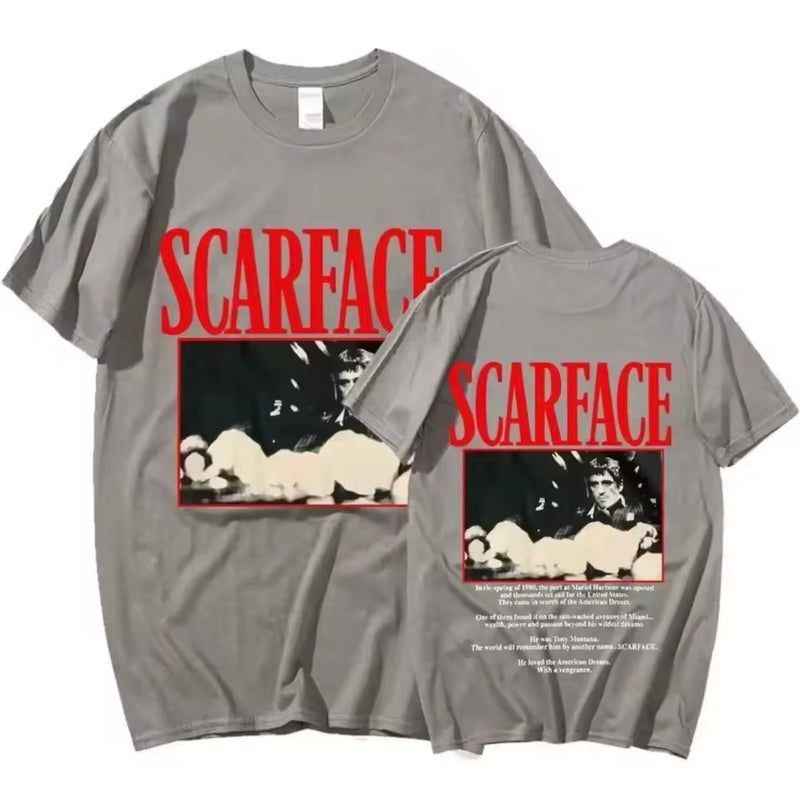 Scarface Tony Montana Movie Graphics T-Shirt