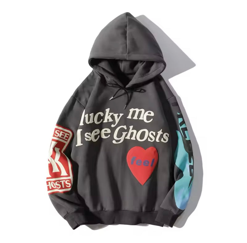 Street Casual Hoodie Graffiti Capuz