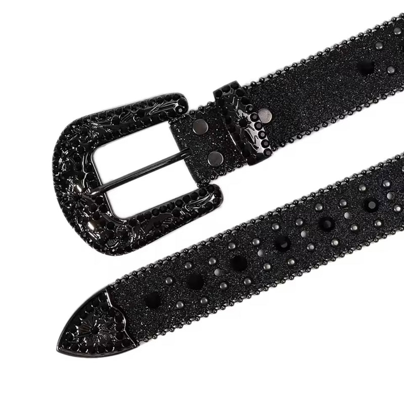 Cinto de Diamante All Black/White