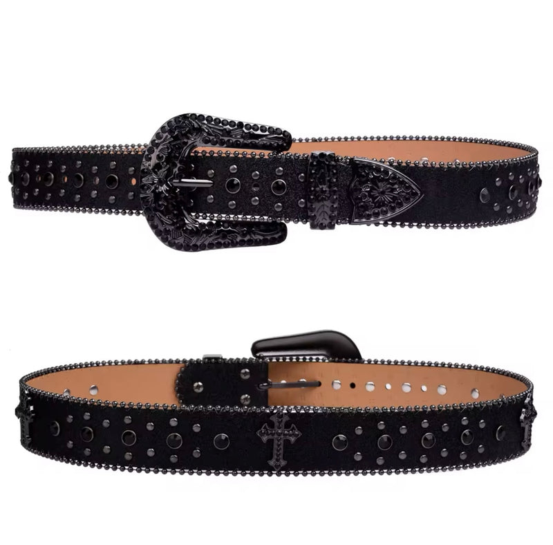 Cinto de Diamante All Black/White