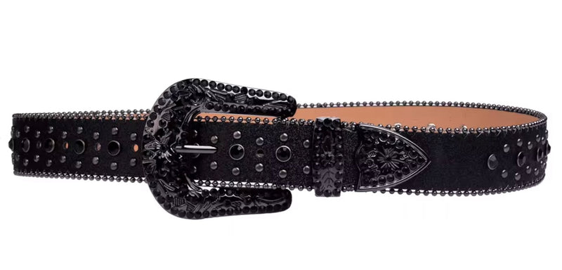 Cinto de Diamante All Black/White