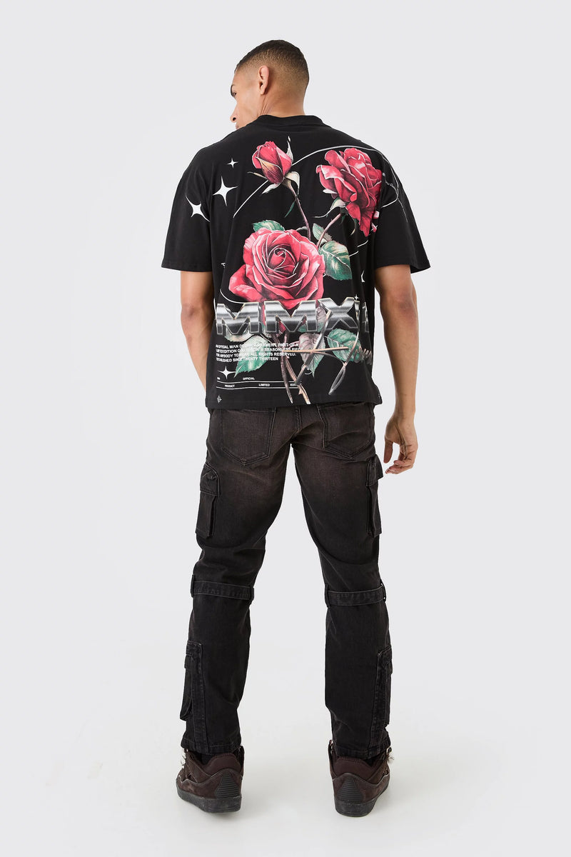 T-SHIRT GRAPHIC ROSE