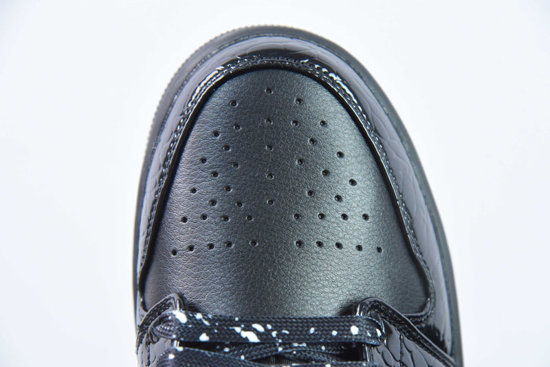 Jordan 1 Retro Low SE Patent Elephant Black