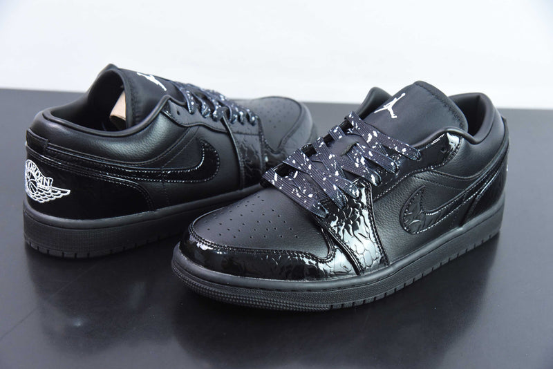 Jordan 1 Retro Low SE Patent Elephant Black