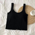 Regata Casual Lovito Com Babados Lisos