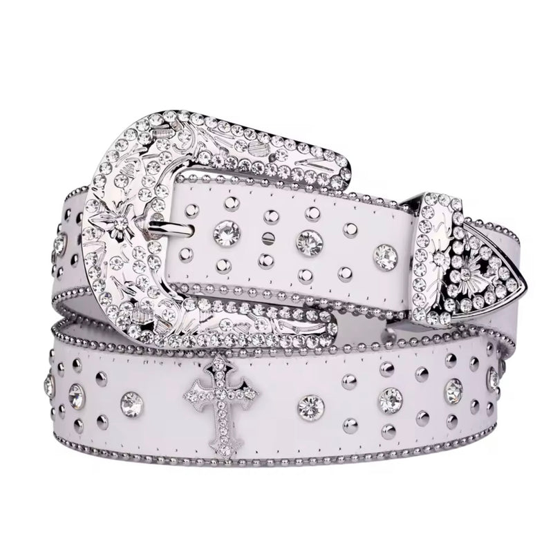 Cinto de Diamante All Black/White
