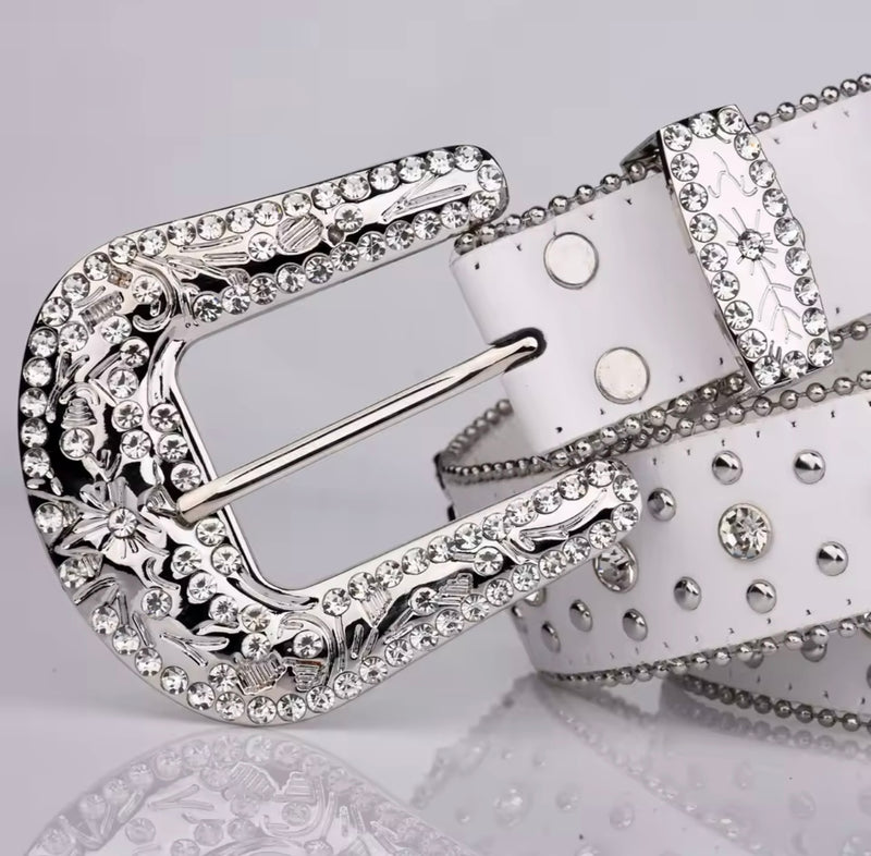 Cinto de Diamante All Black/White