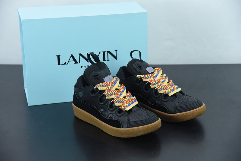 Lanvin Leather Curb Sneaker