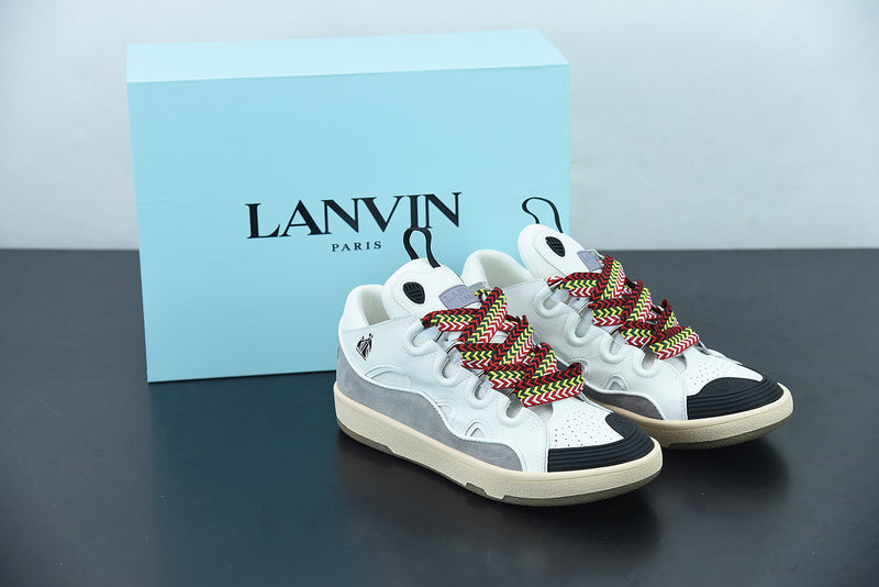 Lanvin Leather Curb Sneaker