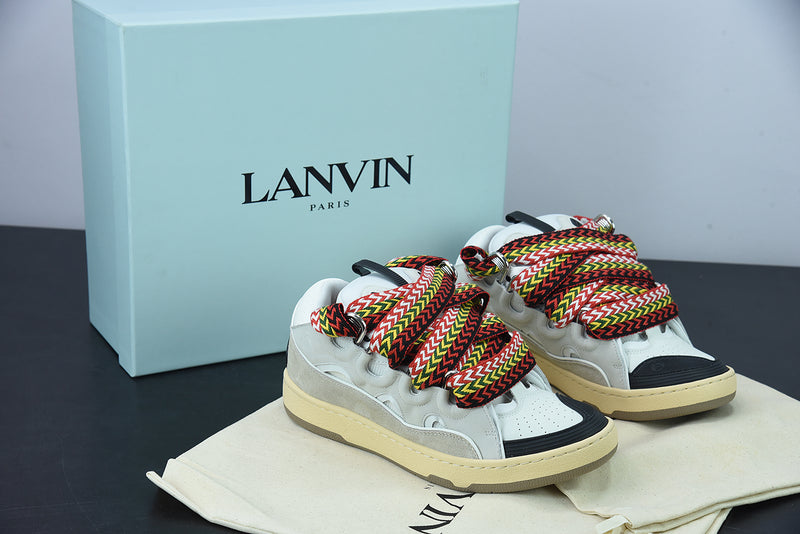 Lanvin Leather Curb Sneaker