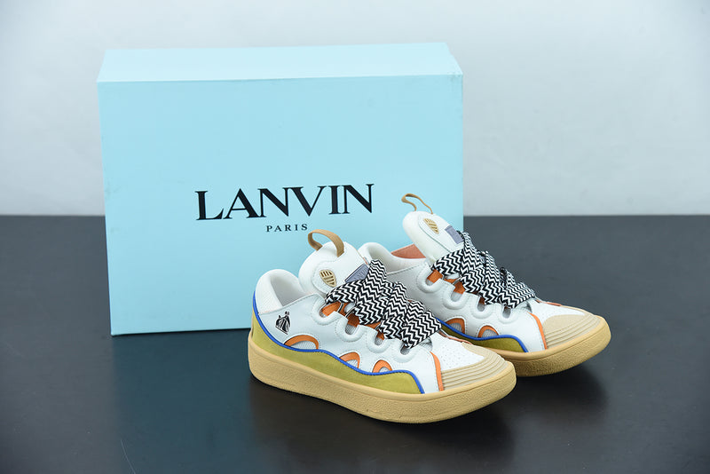 Lanvin Leather Curb Sneaker