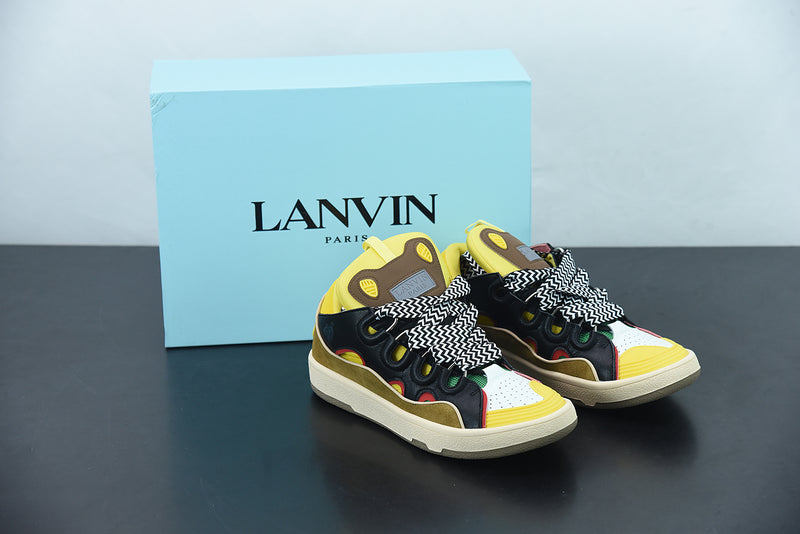 Lanvin Leather Curb Sneaker