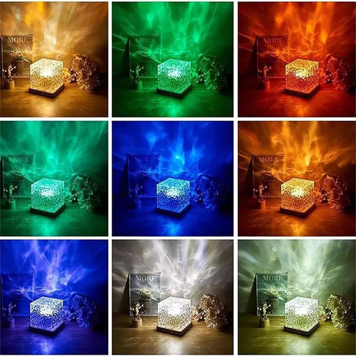 Luz Rotativa De Onda Luz Noturna Com Ondas Onduladas