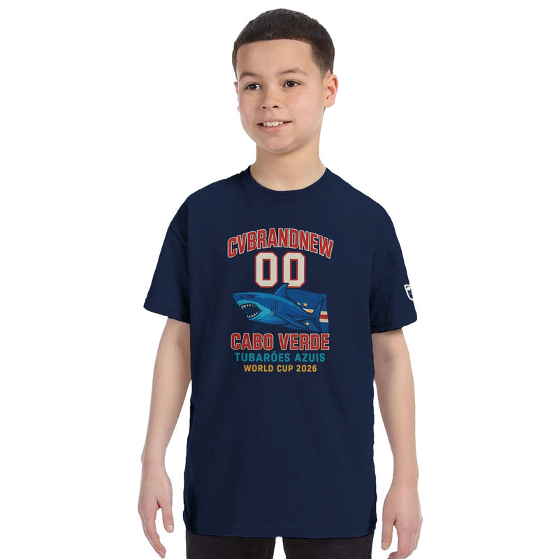 T-shirt Infantil CVBRANDNEW Cabo Verde – Edição Mundial 2026