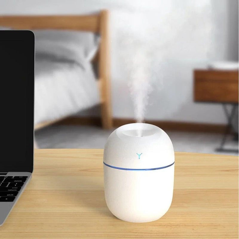 Mini Umidificador de Ar Portátil USB Silencioso e de Fácil Uso